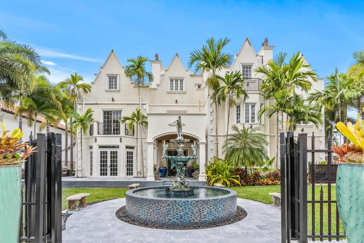 The Modern Castle Canal View Access Rooftop Living Greenhouse Vlllas Fort Lauderdale Exterior foto